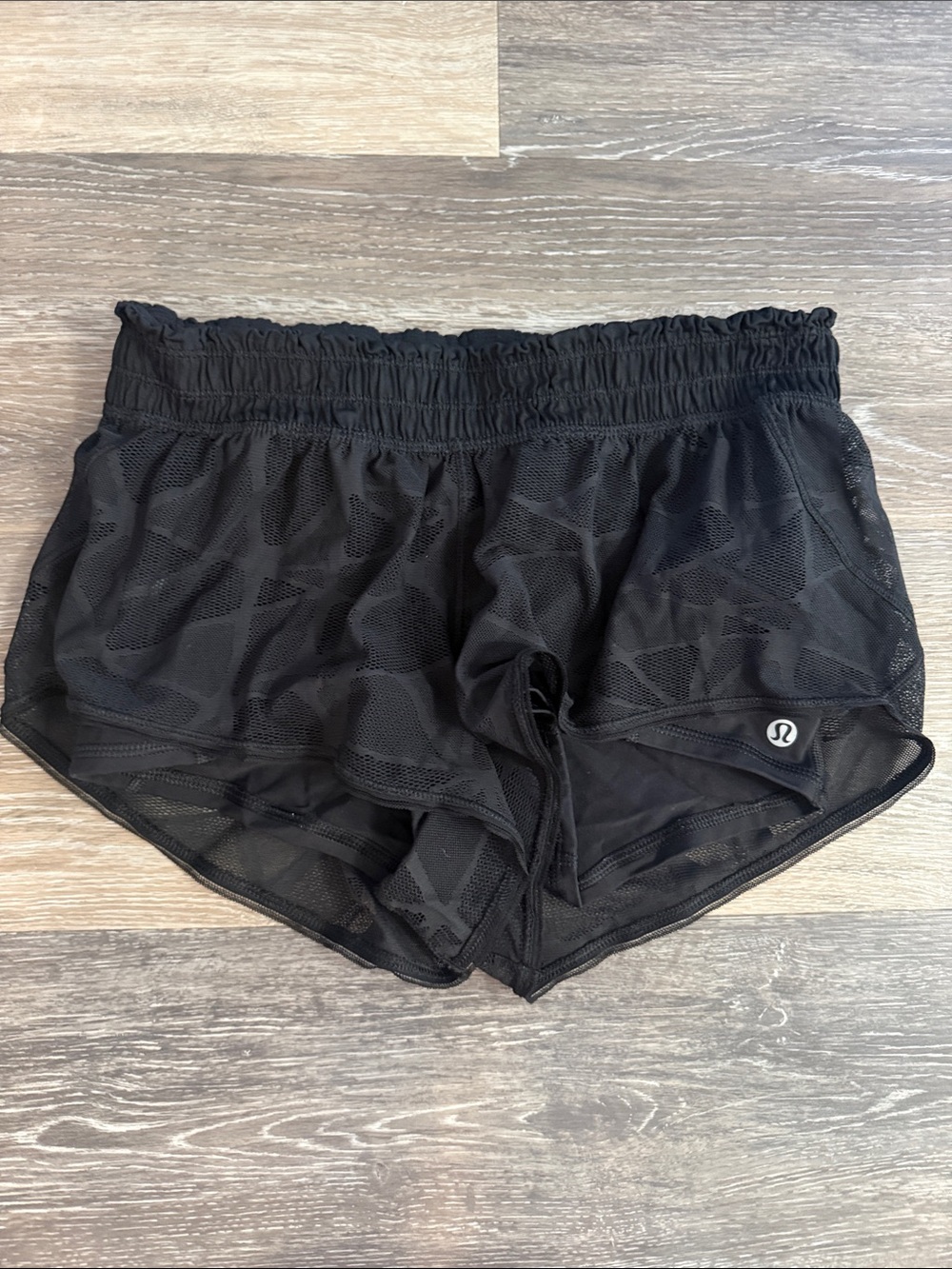 lululemon athletica Black Mesh Athletic Shorts
